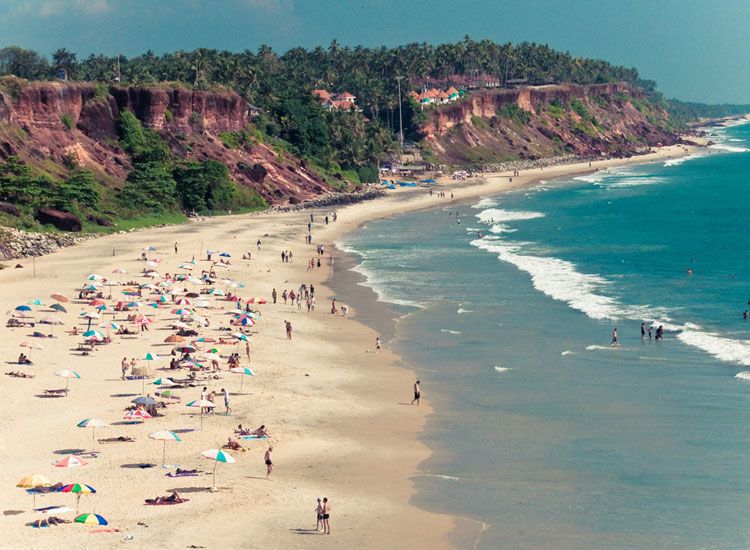 Varkala Beach in Kerala