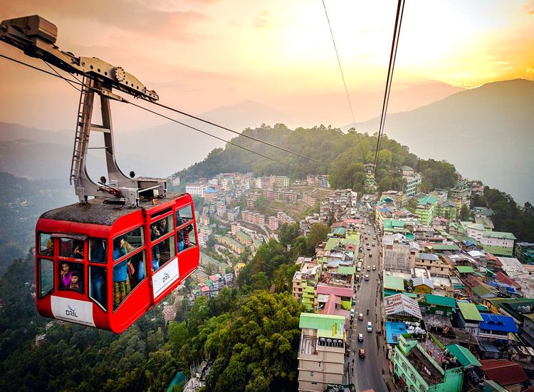 Gangtok Hill Station in May
