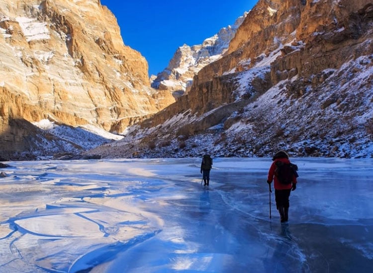 Walk over the Frozen River of Ladakh