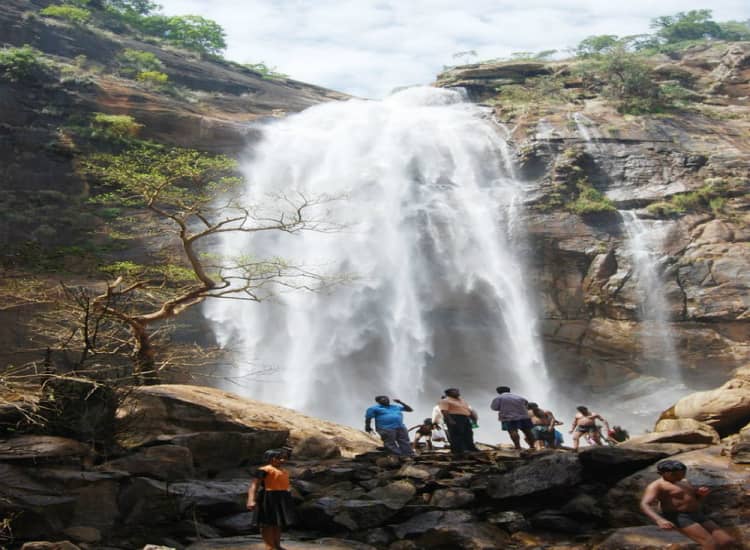 beautiful waterfall in Salem district