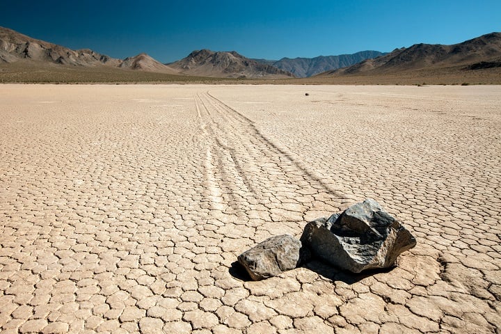 Moving Stones, California, USA