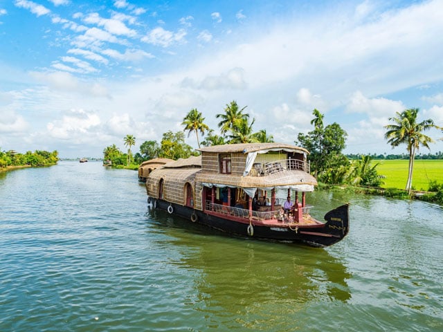 Alleppey in Kerala, India