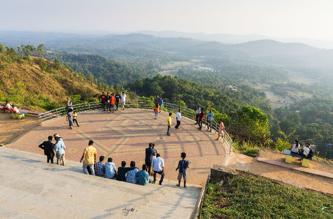 Rajas Seat in Coorg in June