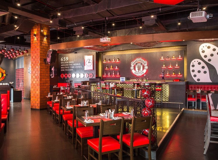 Manchester United Cafe in Mumbai