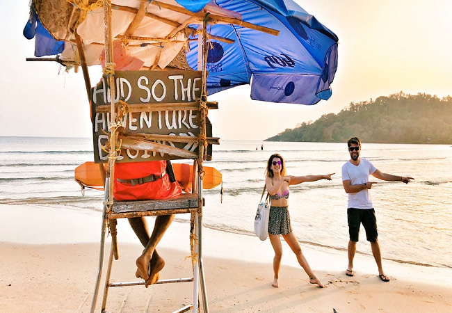 Palolem Beach couple
