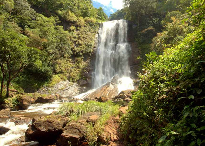 Enjoyment at Hebbe Falls in Karnataka