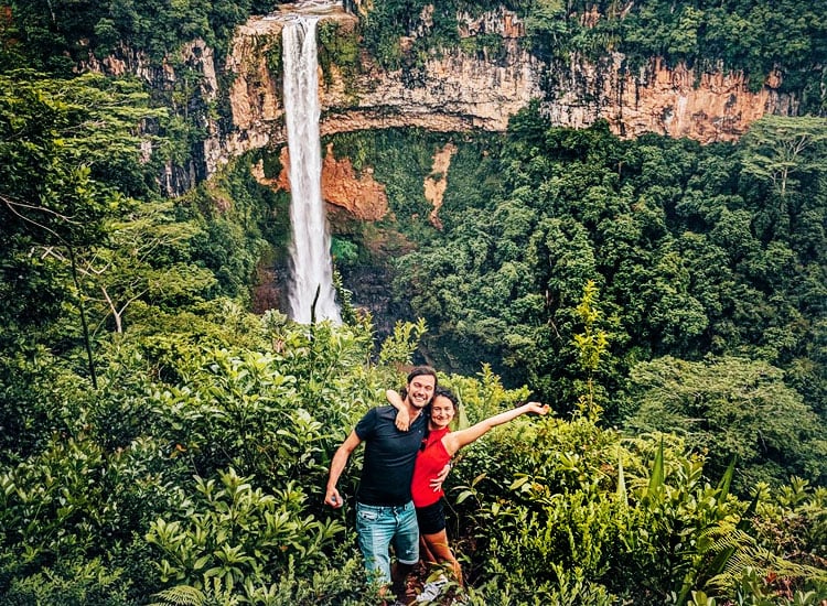 Chamarel Waterfall in Mauritius