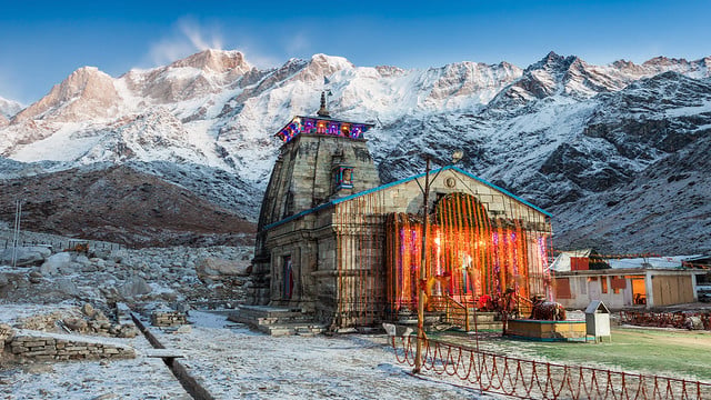Kedarnath Temple in Uttarakhand - 12 Jyotirlingas in India