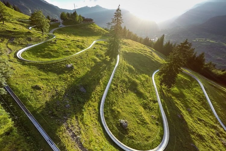 The Pfingstegg Toboggan Run