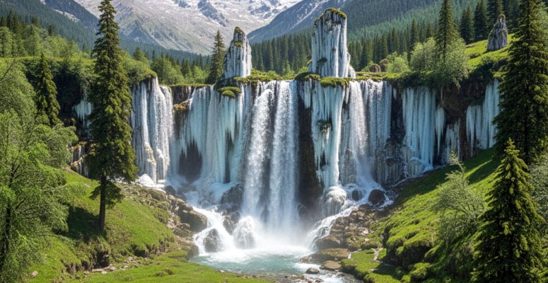 Drung Waterfall near Gulmarg