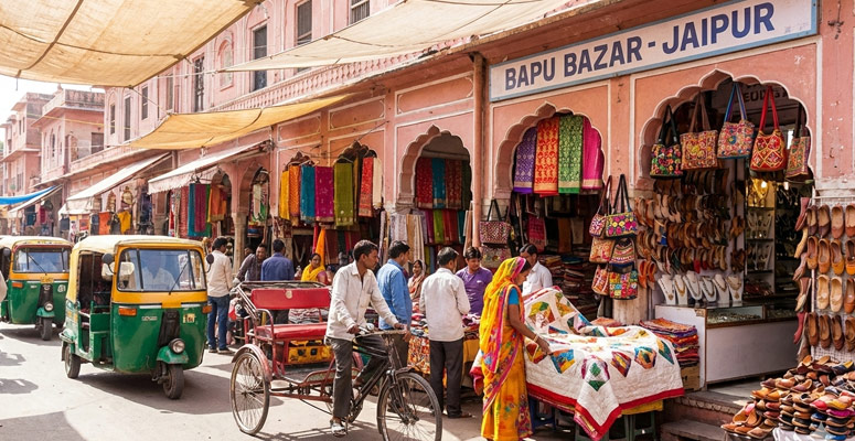 Johari Bazaar and Bapu Bazaar shopping, Jaipur