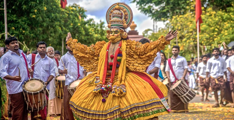 Cochin Carnival celebrations in Fort Kochi