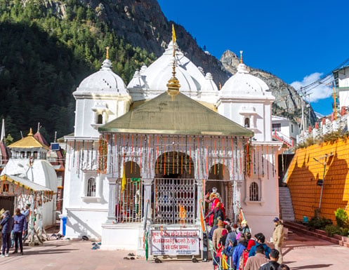 Gangotri Temple during Char Dham Yatra