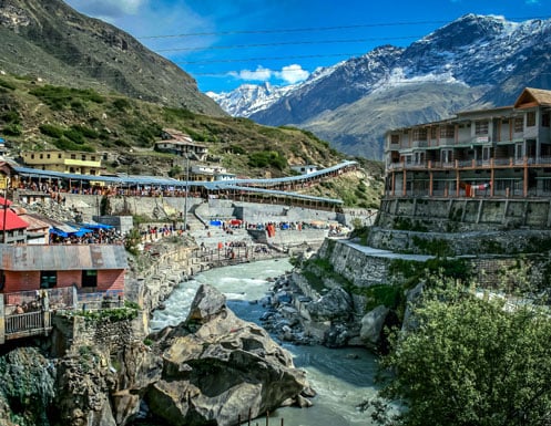 Badrinath, part of both Char Dham circuits