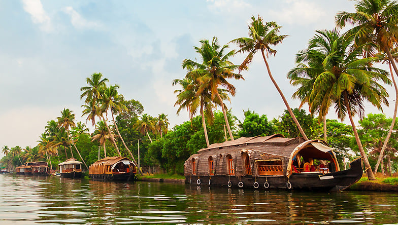 Houseboat on the Alleppey backwaters