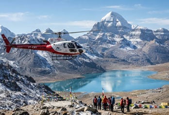 Kailash Mansarovar Yatra Helicopter Package
