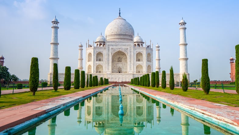 The Taj Mahal in Agra