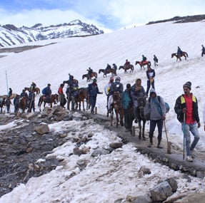 Amarnath Yatra by Helicopter From Pahalgam