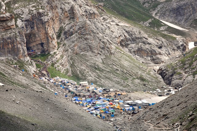 Amarnath Cave in Kashmir