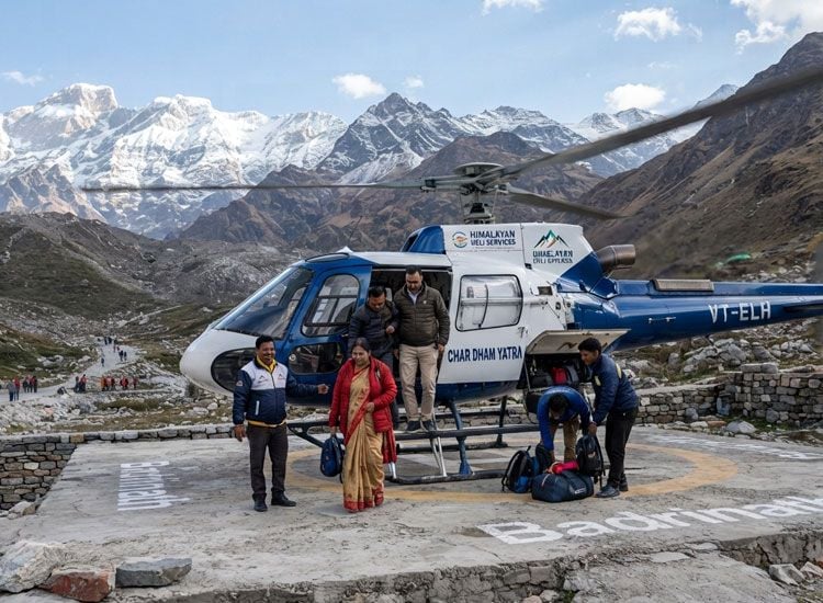 Helicopter used for Himalayan flying