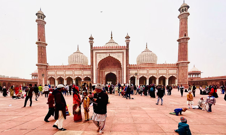 Jama Masjid in Delhi, one of the most visited holy places of Islam in India