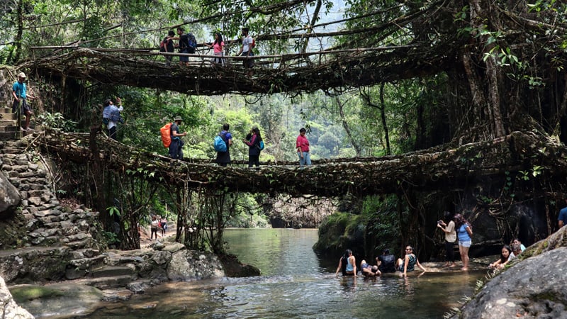 Cherrapunji Waterfall