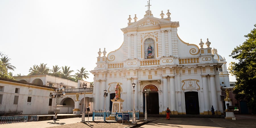 Immaculate Conception Cathedral in Pondicherry