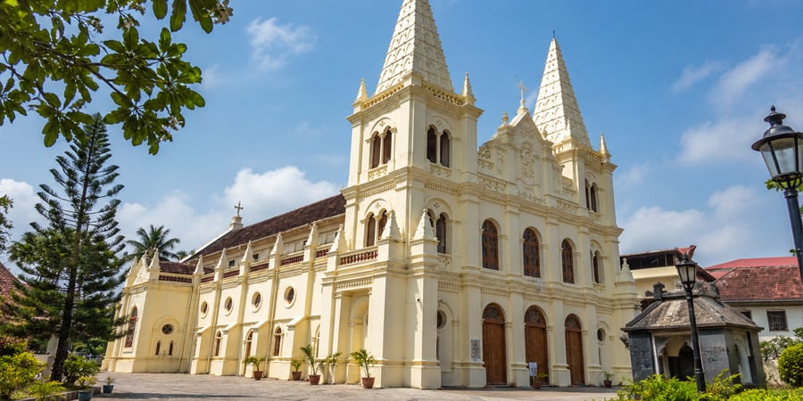 Santa Cruz Basilica in Kerala