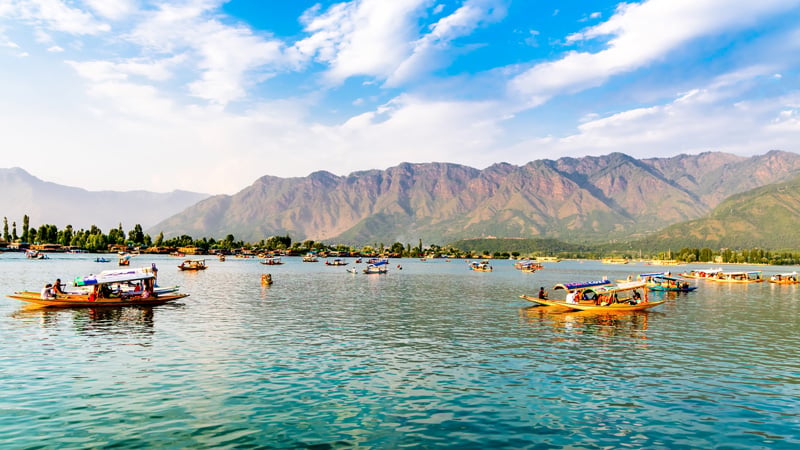 Dal Lake in Srinagar, Kashmir