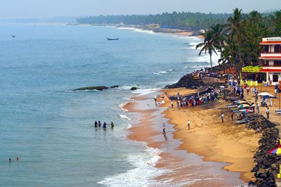 Varkala Cliff & Papanasam Beach